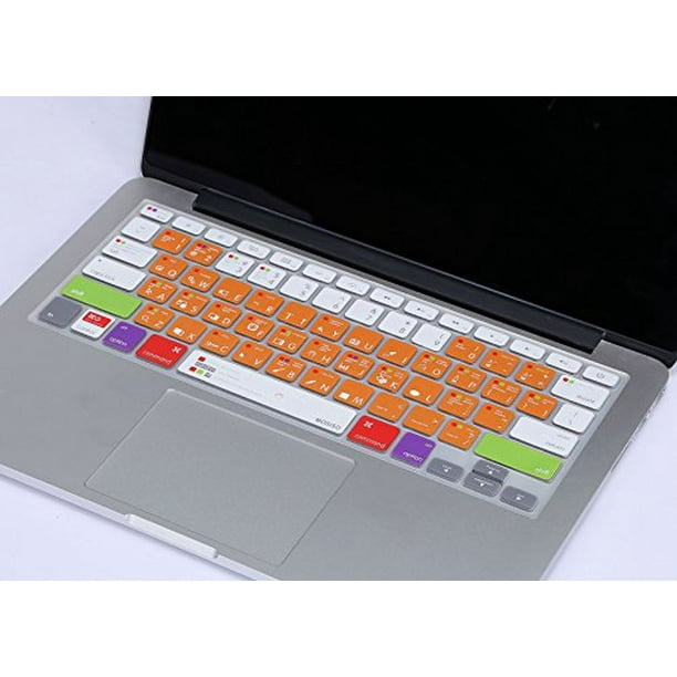 Mosiso Keyboard Cover Silicone Skin For Macbook Air 13 And Macbook Pro 13 15 17 With Or W Out Retina Display 10 15 Years Illustrator Ai Walmart Com