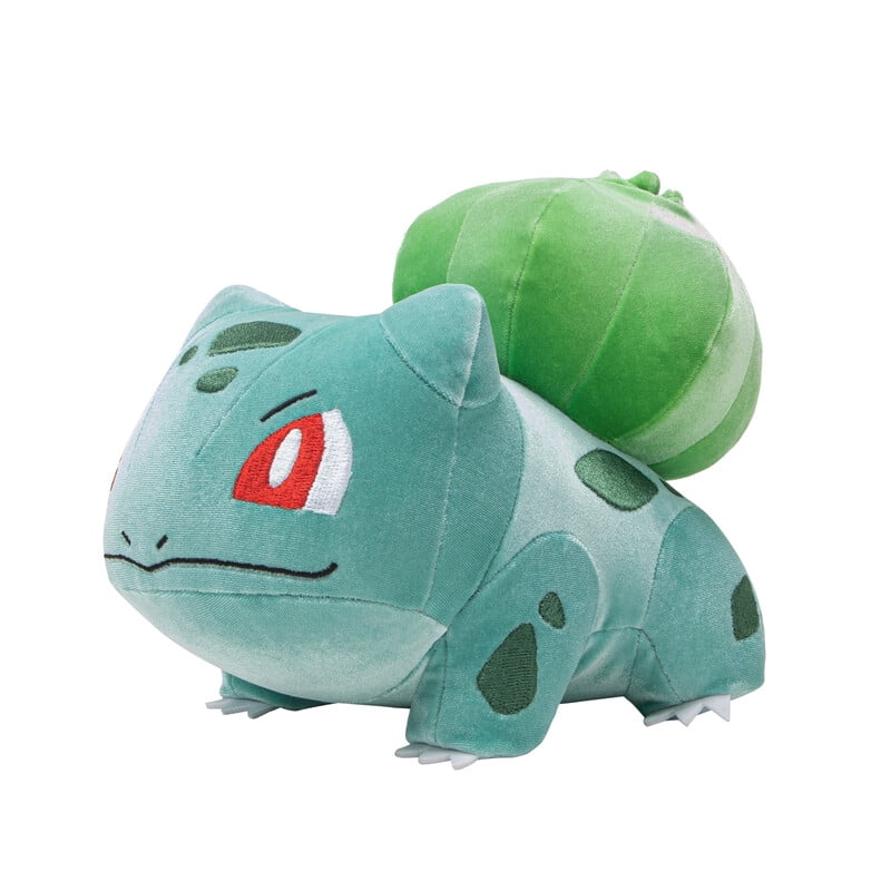 Pokemon Bulbasaur Select Velvet Plush - 8-inch Bulbasaur Plush with Unique Velvet Fabric