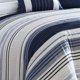 thumbnail image 3 of Juego de ropa de cama Benzara Alfa King de 5 piezas con rayas jacquard, 3 of 5