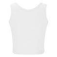 thumbnail image 5 of Timegard Crop Tops for Women Notched V Neck Button Tank Tops Ribbed Comfy Going out Tops Summer Fashion, 5 of 5
