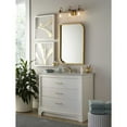 thumbnail image 5 of Aiken Collection Three-Light Clear Glass Brushed Nickel Farmhouse Style Bath Vanity Wall Light, 5 of 5