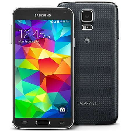 Restored Samsung Galaxy S5 16GB AT&T Unlocked 4G LTE Android Phone - Charcoal Black (Refurbished)