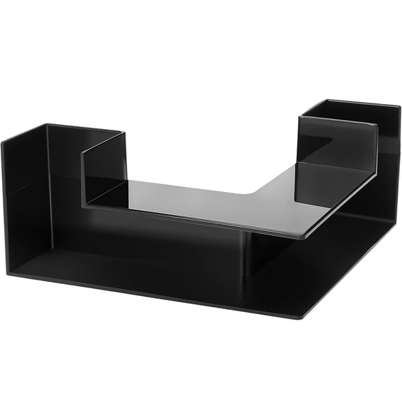 ACDANC Dual-Entrance Aquarium Tunnel, Aquarium Cave Hideout 360° Viewing, Black Shrimp Cave Fish Tank Tunnels, Aquarium Underground Tunnel, Substrates Buried Tunnel for Fish Decoration