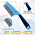 thumbnail image 3 of 2Pcs Flea Comb for Dogs Cats, Upgrade Multifunctional Pet Comb Pet Hair Removal Flea Comb, Fine Tooth Stainless Cleaning Massage Brush for Dog Cat, 3 of 7