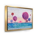 thumbnail image 3 of Purple Coloured Tree Impression Landscape II 20 in x 12 in Framed Photography Canvas Art Print, by Designart, 3 of 5