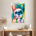thumbnail image 2 of Elephant Stock French Bulldog Paint Splash Wall Art - Vertical Canvas Wall Art - Living Room Wall Decor - Animal Canvas - Beige And Brown Decor - 24" x 36", 2 of 4