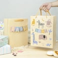 thumbnail image 5 of 13" Large Gift Bag (2 Pack) with Tissue Paper for Baby Shower - Yellow Design, 5 of 6