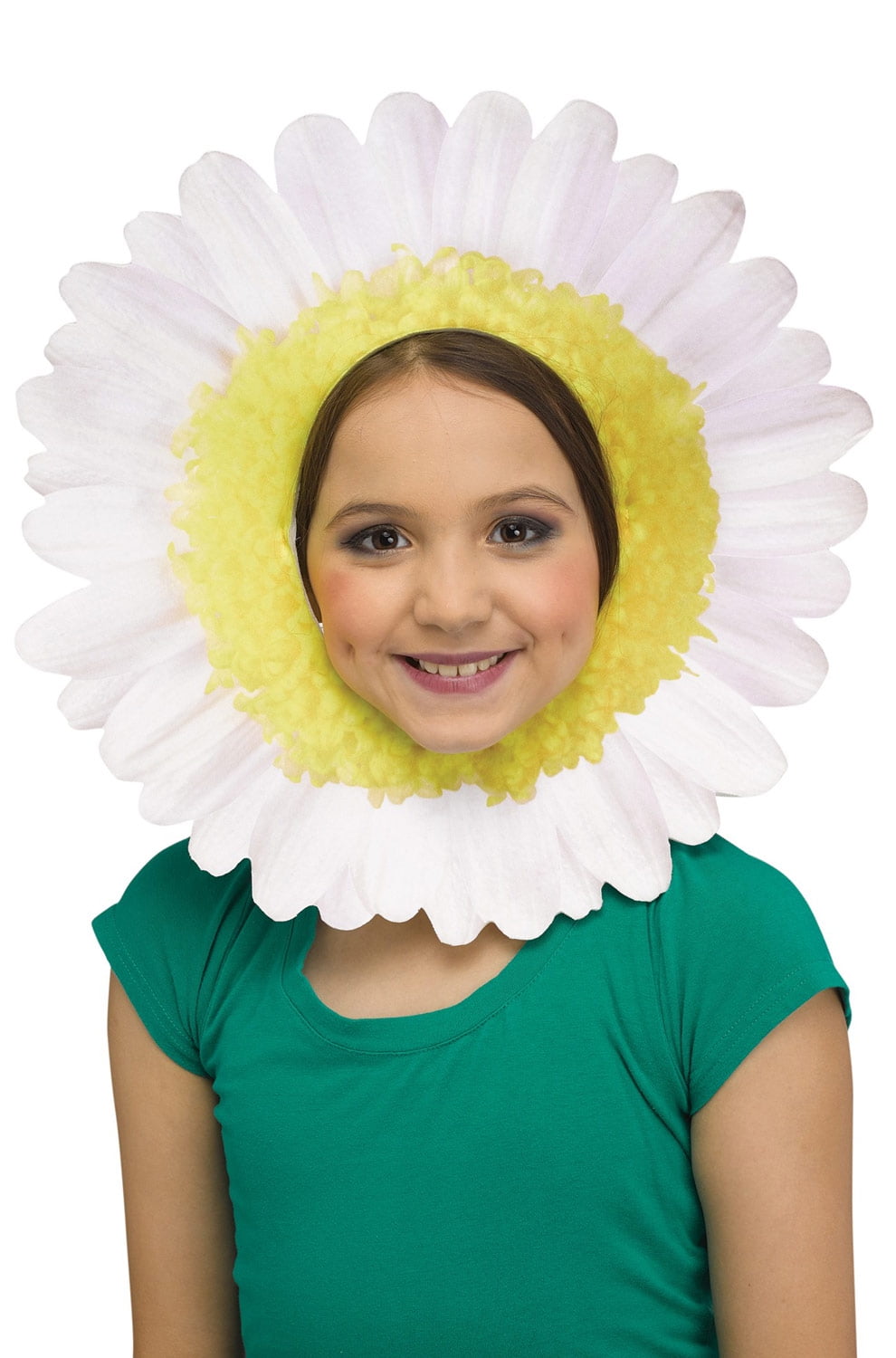 White Daisy Flower Face Mask