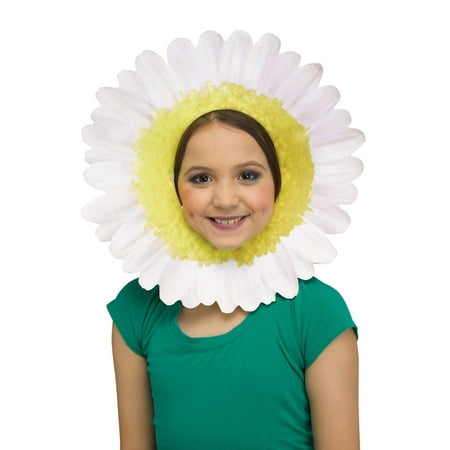White Daisy Flower Face Mask