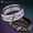 Silver, variant on Infinity Arrow Tungsten Carbide Ring
