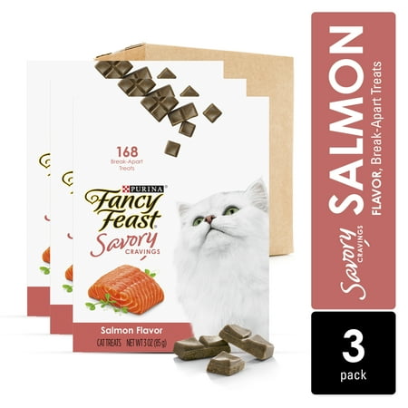 UPC: 0050000542987 | Fancy Feast Limited Ingredient Cat Treats Savory Cravings Salmon Flavor 9 oz. Box