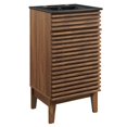 thumbnail image 1 of Modway Render 18" Bathroom Vanity in Walnut Black, 1 of 11