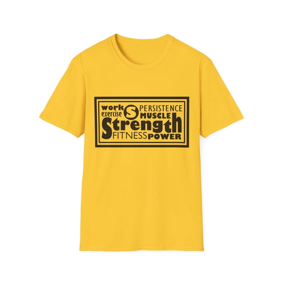 Inspirational Exercise Persistence Strength Graphic Tee