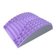 thumbnail image 1 of Back Stretcher Pillow For Back Pain Relief, Lumbar Support, Herniated Disc, Sciatica Pain Relief, Posture Corrector Purple, 1 of 5