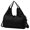 Black, variant on Nieyigj Travel Duffel Bag Sports Gym Yoga Tote Weekender with Shoe Compartment, 21.65 inches / 55 cm, Black[cite: 1]
