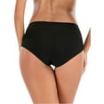 thumbnail image 5 of SAYFUT Women's High Waist Black Underwear Seamless Brief Panties Full Coverage Comfortable Cotton Underwear 4-Pack, 5 of 7