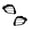 Black, variant on For Mercedes-Benz CLA45 AMG 2020 2021 2022 2023 Bumper Cover Grille Driver And Passenger Side | Pair | Front | Plastic | Bright Black | MB1038229, MB1039229 | 1188858101, 191275894460, 1188858201