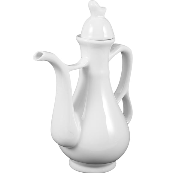 Retro Decor Liquor Bottle Ceramic Sake Jug Wine White Ceramics