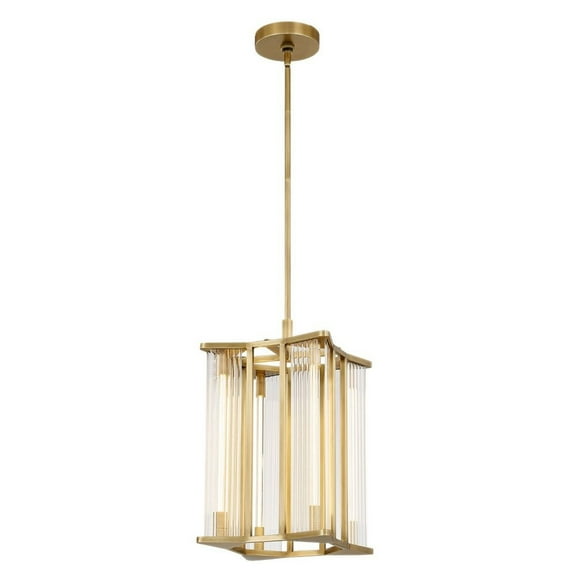 PD339415VBCR-Alora Lighting-Sabre - 26W LED Pendant-18.13 Inches Tall and 11 Inches Wide-Vintage Brass Finish