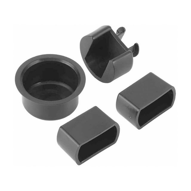Riwesomey 4 piezas de ABS, tiempo de respuesta más rápido e instalación más fácil, bisagra de puerta trasera, Kit de inserción de buje de Vehículos, repuestos y accesorios Mis