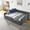 Dark Gray, variant on Oufan Full Size Mid Century Daybed w/ 2 Drawers, Linen Tufted Sofa Bed Frame w/ Copper Nail, Button on Back & Wood Strong Supports for Guest Room
