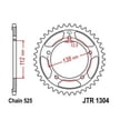 thumbnail image 5 of JT Front & Rear Sprocket Kit for Street HONDA CBR600 1997-1998, 5 of 5