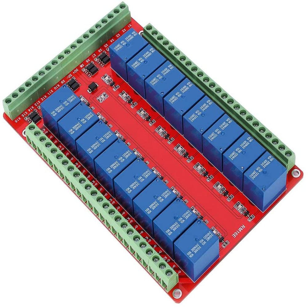 DC 5/12/24V 8 Channel Relay Module with Optocoupler Isolation High/Low Trigger 