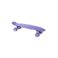 thumbnail image 1 of Patineta semiprofesional minicruiser tipo Penny Display deck morado trucks negros ruedas moradas transparentes, 1 of 4
