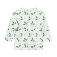 thumbnail image 5 of Ugoldhm Girls T Shirts Round Neck 3/4 Sleeves Casual Kids Tees Summer Fall Shirts Sizes 3-12, 5 of 6