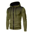 thumbnail image 1 of Sudadera Hoodie Con Cierre Y Gorro Moda Slim Fit, 1 of 7