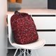 thumbnail image 3 of Easygdp Red Glitter Mochila Ligera de 15 Pulgadas para Estudiantes, Mochila Cómoda para la Escuela y Viajes, Correas Ajustables, 3 of 6