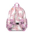 thumbnail image 3 of White Dogs and Flowers Backpack for School,Cute School Bag,Schoolbag with Adjustable Shoulder Straps & Padded Back,15.25"x11.5"x5.25", 3 of 6