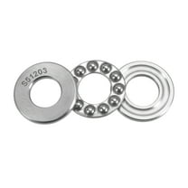 Uxcell Thrust Ball Bearings Stainless Steel with Washers 17x35x12mm