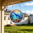 thumbnail image 6 of RICHMJ Acrylic Puzzles Suncatcher Window Hanging, 83 Pieces 7.4 Inch Sun Catcher Marine Whales and Coral Reefs Acrylic Puzzles, Garden Decoration for Women Men Birthday Gift Home Decor (D), 6 of 6