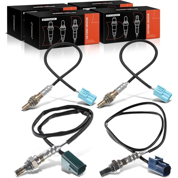A-Premium O2 Oxygen Sensor Compatible with Infiniti I35 2002-2004 Nissan Maxima 2002-2003 V6 3.5L Upstream and Downstream 4-PC Set