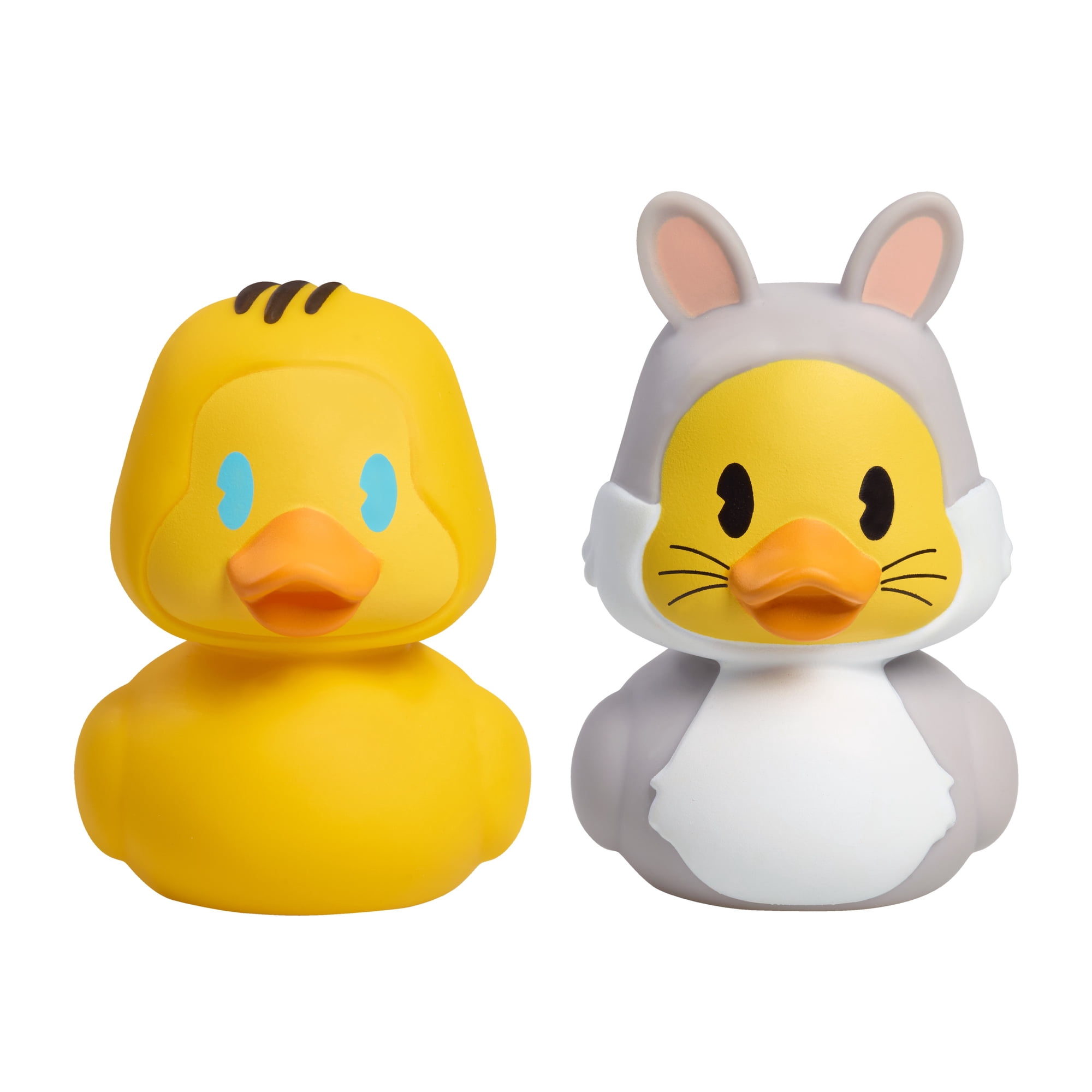 Duckalooz Character Duck Toy Figures 2-Pack, Bugs Bunny and Tweety, Collectible Ducks for Play and Display, Novelty Gift Toy Set Kids Ages 2+