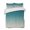 Turquoise, variant on Quilts Twin Size, Teal Blue Ombre Soft Comforter Bedding Set for Bed, Contemporary Gradient Abstract Art Lightweight Quilted Bedspread with Pillow Cover(2 Pieces) for All Season, 68x86 Inch