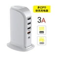 thumbnail image 5 of Innotech Charging Station USB C - 30W for Multiple Devices Wall Charger Block 4 USB Ports, USB Charging Hub Smart IC, Charger Tower with Type-C 20W for iPhone iPad Tablets Smartphones, Home Office, 5 of 5