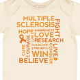 thumbnail image 4 of Inktastic Multiple Sclerosis Awareness Word Cloud Boys or Girls Baby Bodysuit, 4 of 5