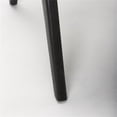 thumbnail image 2 of Pemberly Row Black Wood Cane-Back with Beige Upholstered Seat Accent Chair, 2 of 11