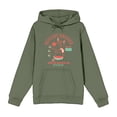 thumbnail image 5 of Scooby-Doo Keep On Snackin' Adult Olive Long Sleeve Hoodie-XXL, 5 of 7