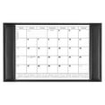thumbnail image 1 of Dacasso Leather Desk Calendar pad, 34 x 20, Rustic Black, 1 of 4