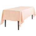 thumbnail image 1 of LinenTablecloth 60 x 102-Inch Rectangular Polyester Tablecloth Peach, 1 of 1