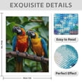 thumbnail image 3 of Diamond Art Kit for Adults, Colorful Parrots Perched On Branch Diamond Painting for Adults Beginners, 5D DIY Diamond Art Painting Kits, Colorful Diamond Painting Craft for Home Decor 12x16, 3 of 7
