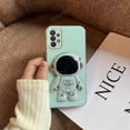 thumbnail image 3 of A 52s 53 Astronaut Holder Luxury Plating Case For Samsung Galaxy A52 A32 A53 A13 A23 A72 A12 A33 A73 4g 5g Silicone Stand Cover, 3 of 5