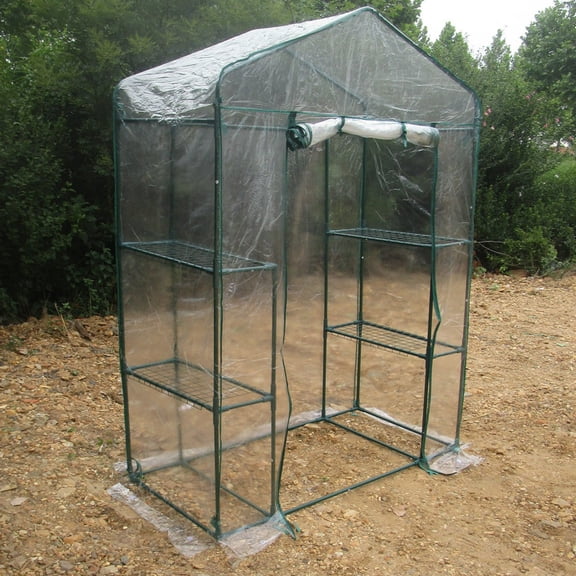 OTVIAP 143cm x 73cm x 195cm Portable Warm Greenhouse, PVC & Waterproof, Anti-UV