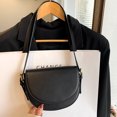thumbnail image 4 of Bolso de hombro a la moda para mujer con 2 correas bolso de mano de PU bolso informal para chica, 4 of 8