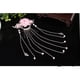thumbnail image 5 of Pinza para el cabello con borla de flores acrílicas, cuentas, pinza, pasador, accesorios para el cabello de boda, regalo Rosa claro, 5 of 9