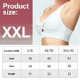 thumbnail image 3 of Ropa interior deportiva para mujer, con almohadillas cruzadas para entrenamiento y yoga, color blanco, 3 of 6