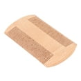 thumbnail image 1 of Men's Beard Comb Wooden Prevent Static Remove Louse Double Sided Beard Grooming Comb, 1 of 14